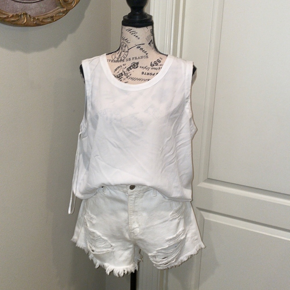 Preston and York Size Large Sheer Top